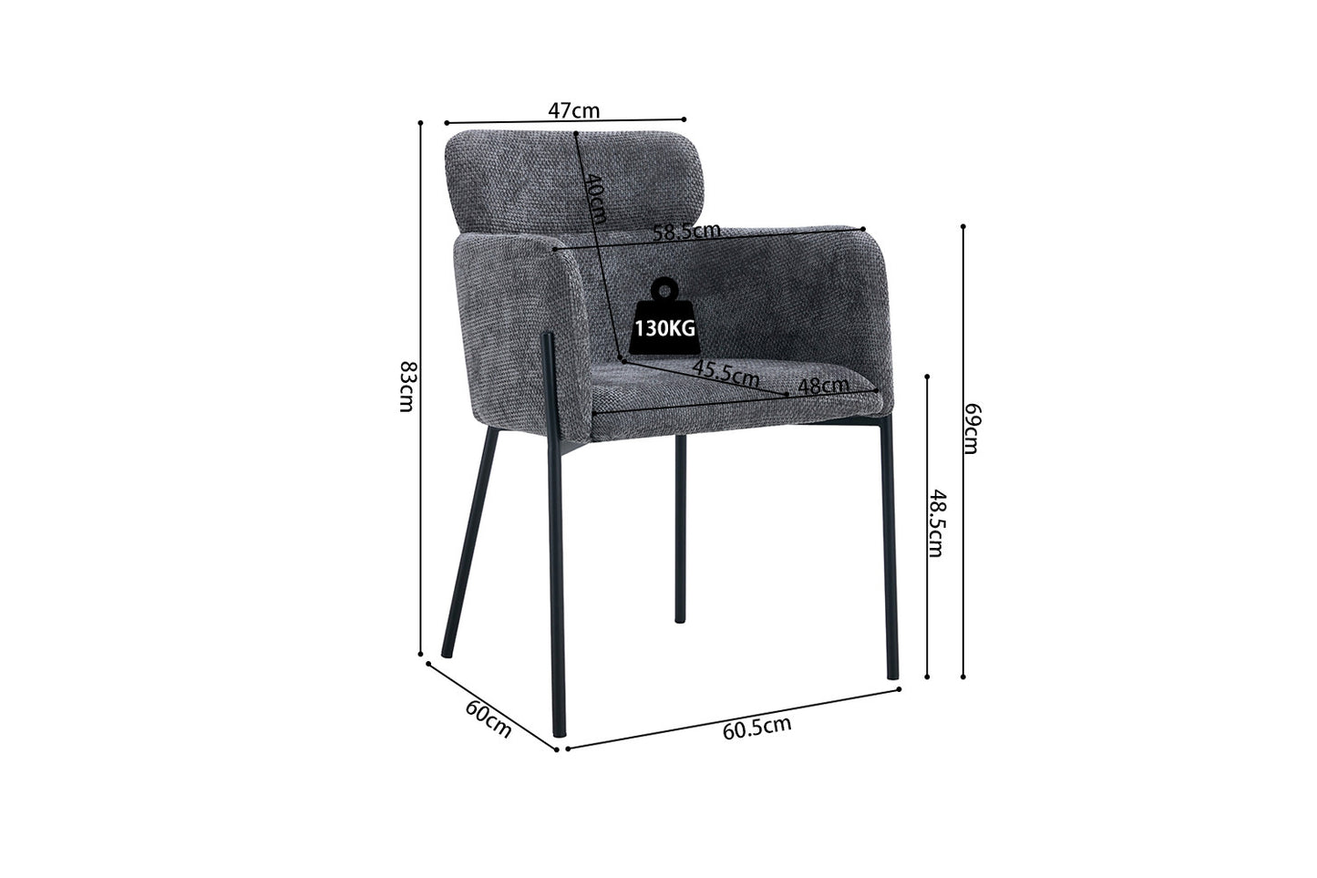 Chaise NAOMI
