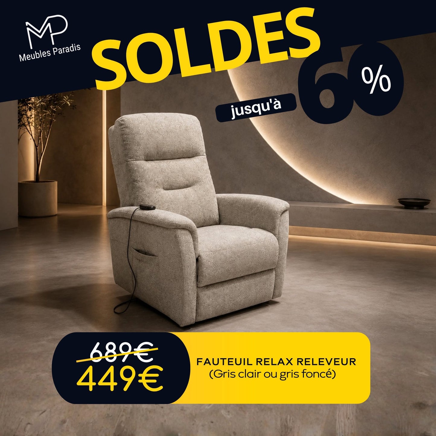 Fauteuil relax électrique