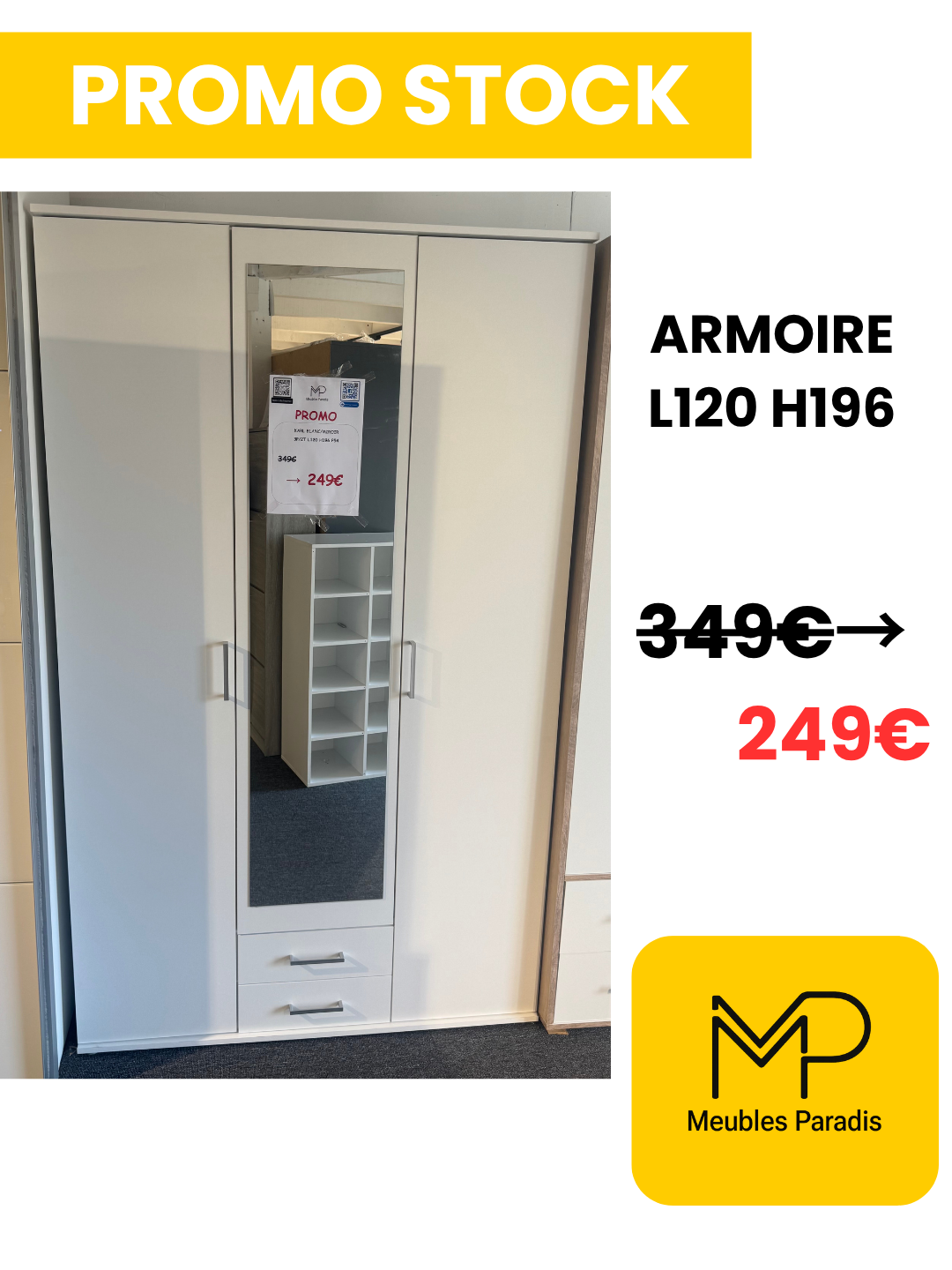 Armoire L120 H196