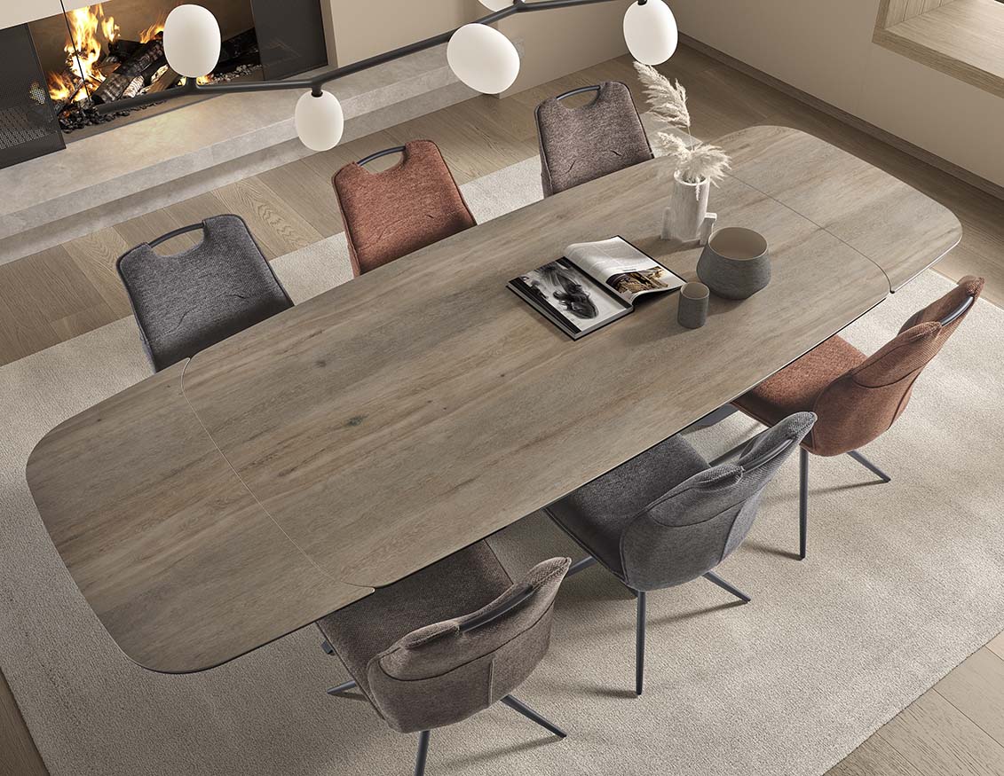 TABLE EN CERAMIQUE EXTENSIBLE CERATA RBT