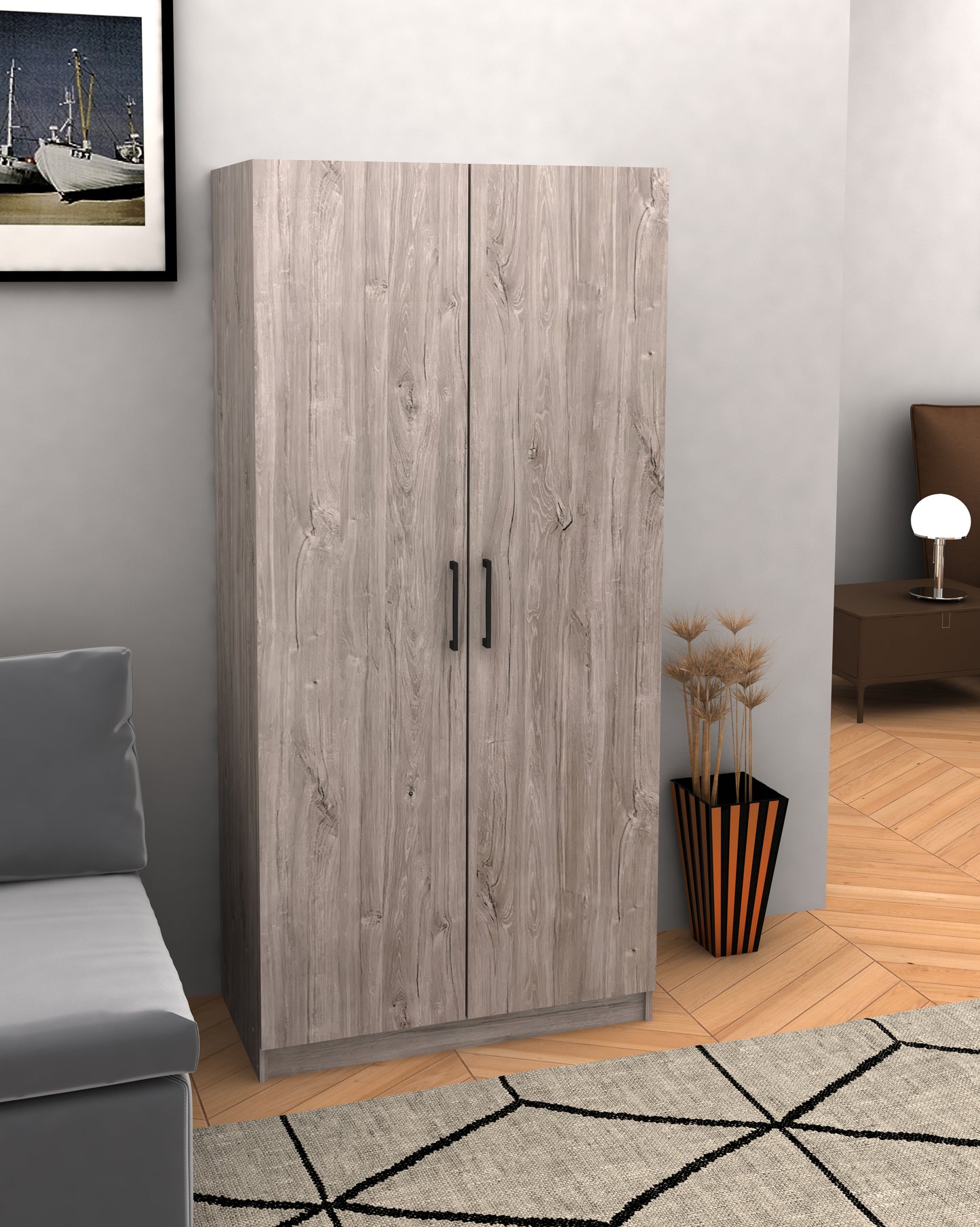 Armoire de rangement New Grey Oak