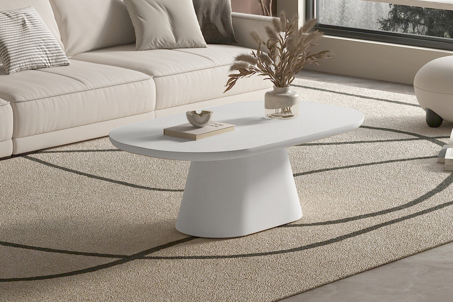 Tavira Oval Coffee Table 120cm