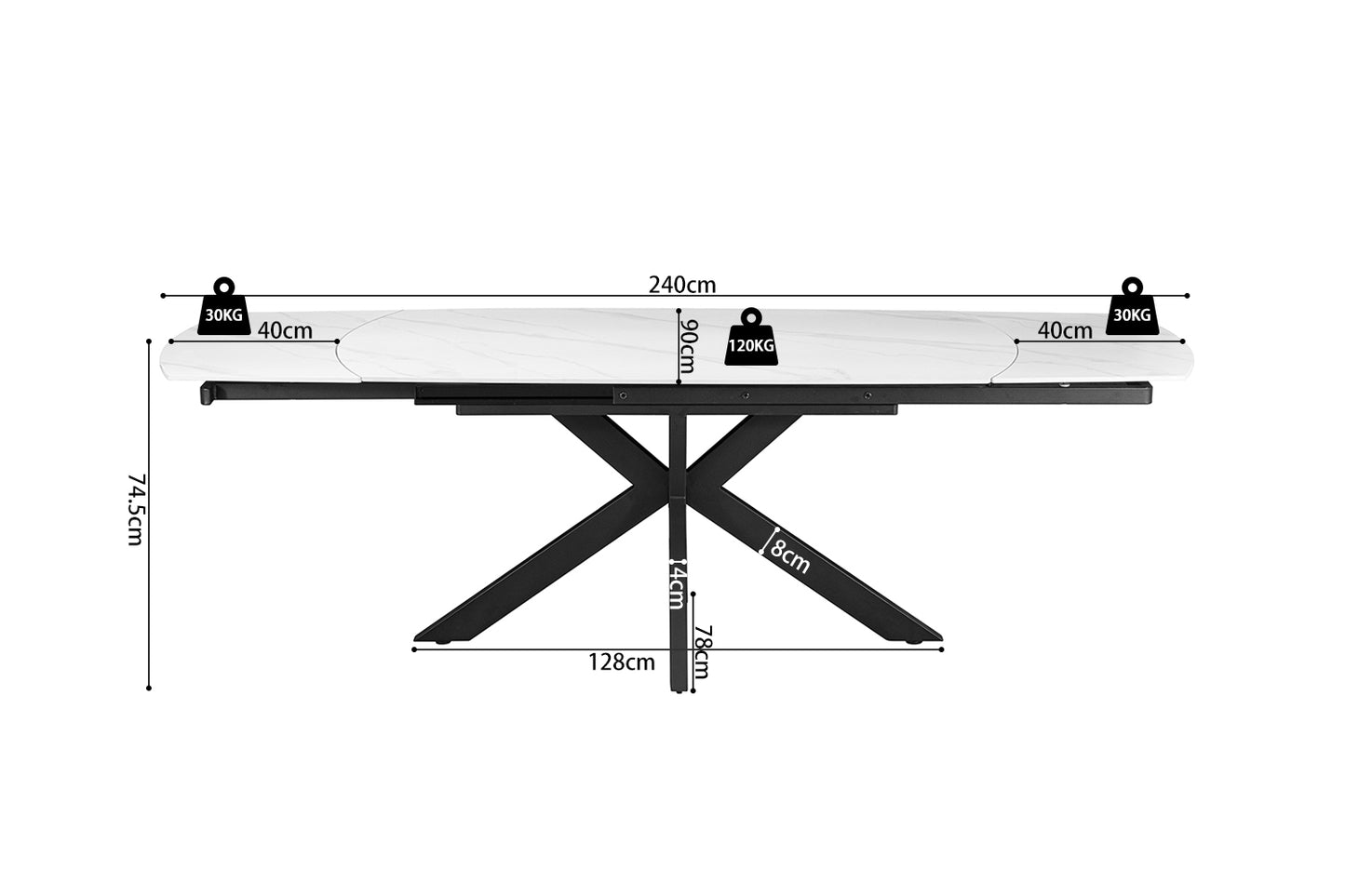 Table Extensible Ares