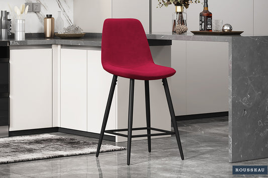 Chaise de Comptoir 'Boy' Velours