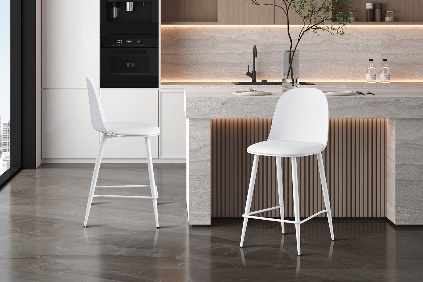 Chaise de comptoir Jasmin