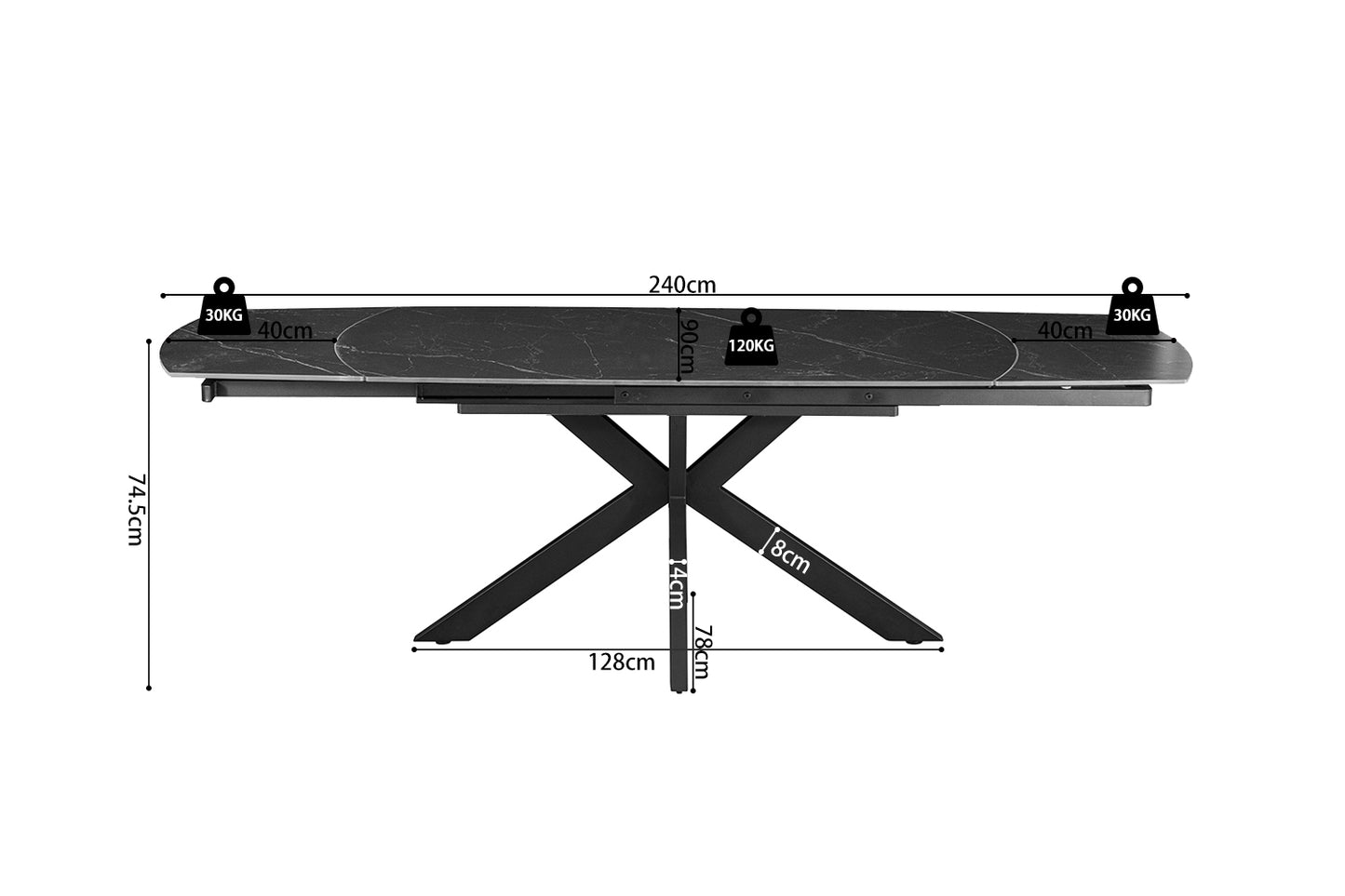 Table Extensible Ares