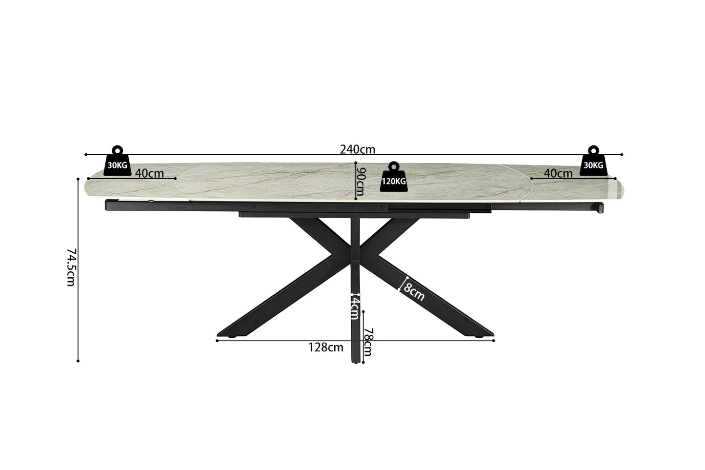 Table Extensible Ares
