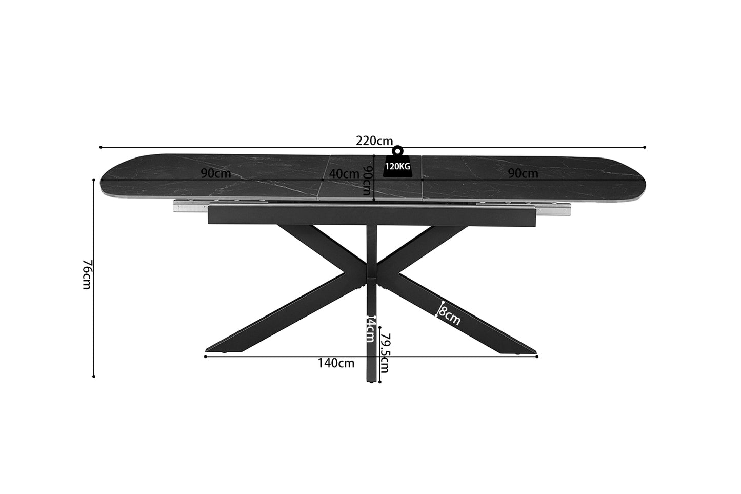 Hestia Extendable Table