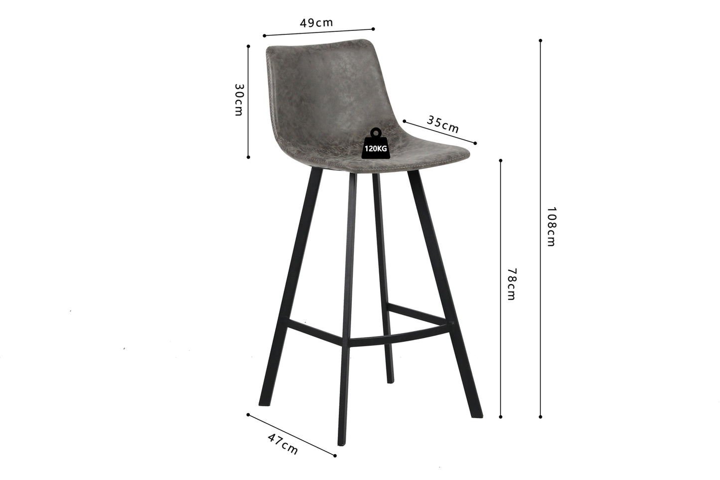 Tabouret de bar OZAN