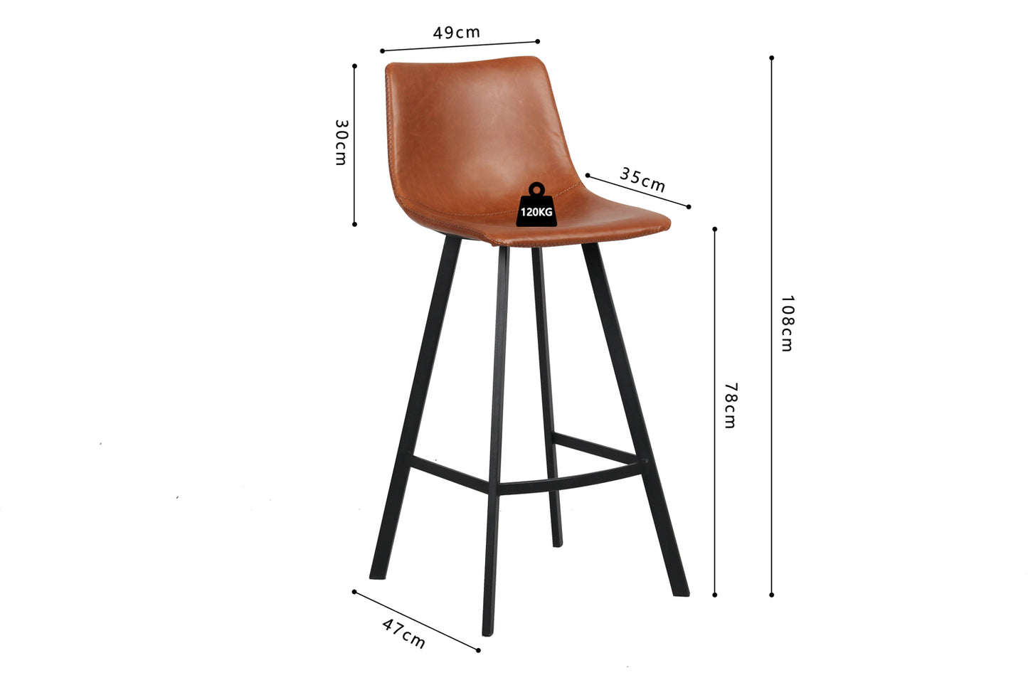 Tabouret de bar OZAN