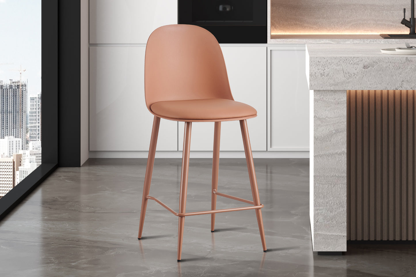 Chaise de comptoir Jasmin