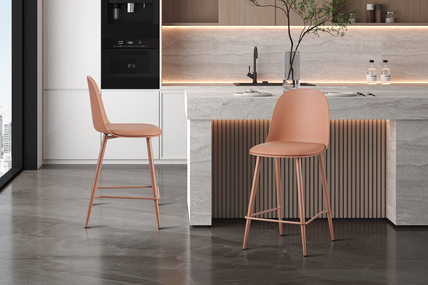 Chaise de comptoir Jasmin