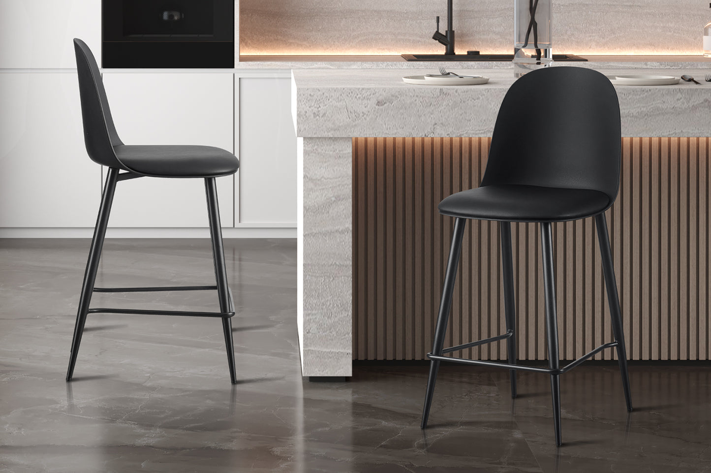 Chaise de comptoir Jasmin