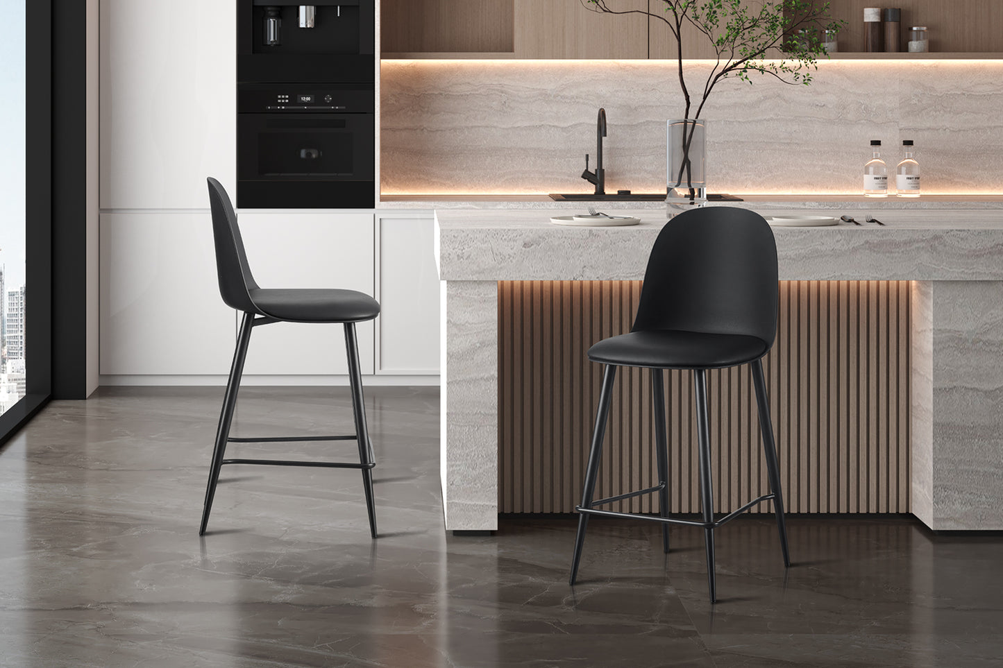 Chaise de comptoir Jasmin