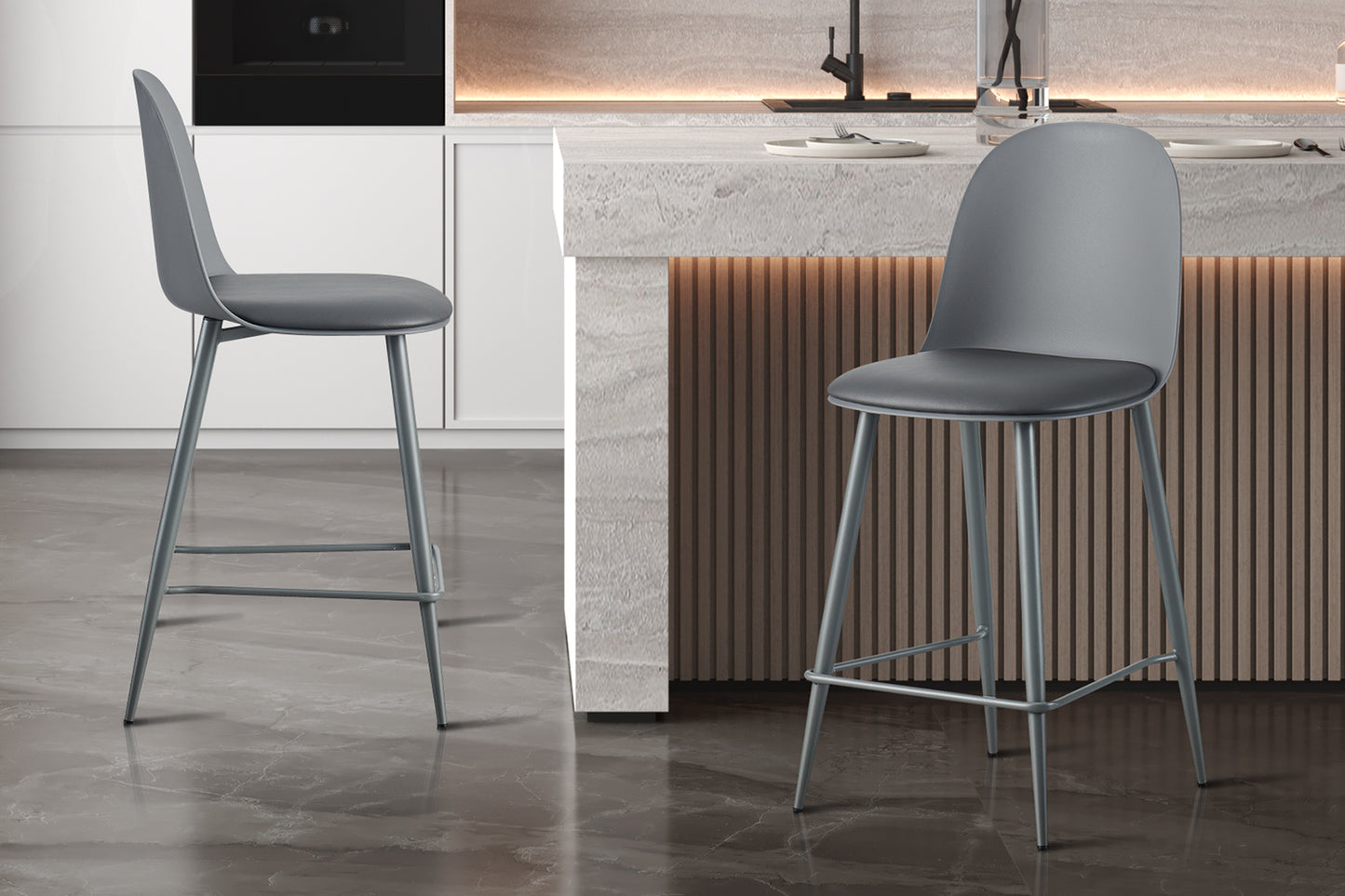 Chaise de comptoir Jasmin