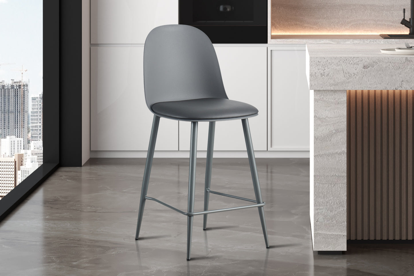 Chaise de comptoir Jasmin