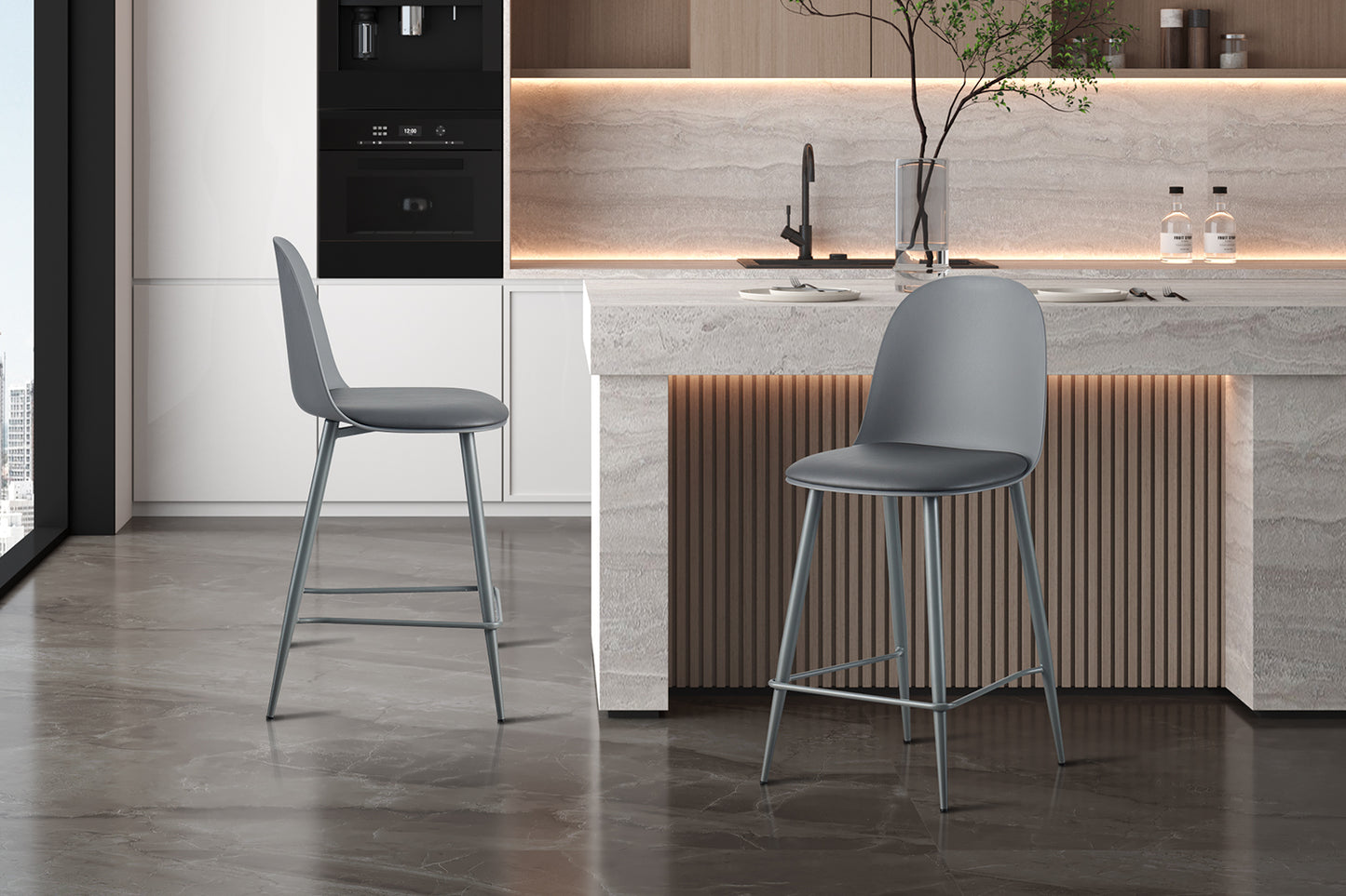 Chaise de comptoir Jasmin