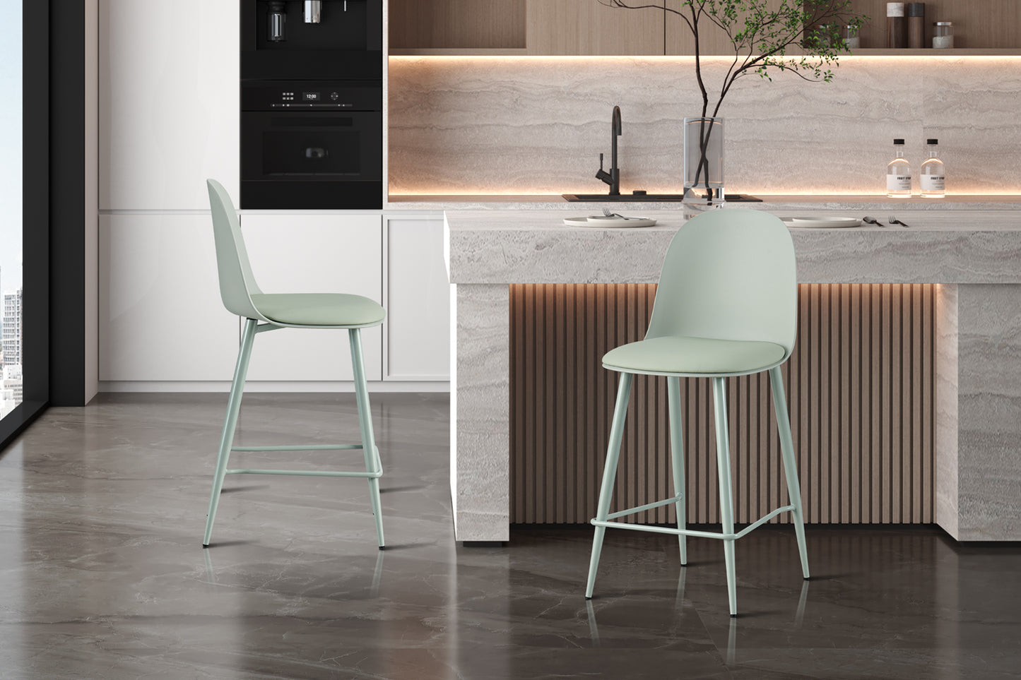 Chaise de comptoir Jasmin