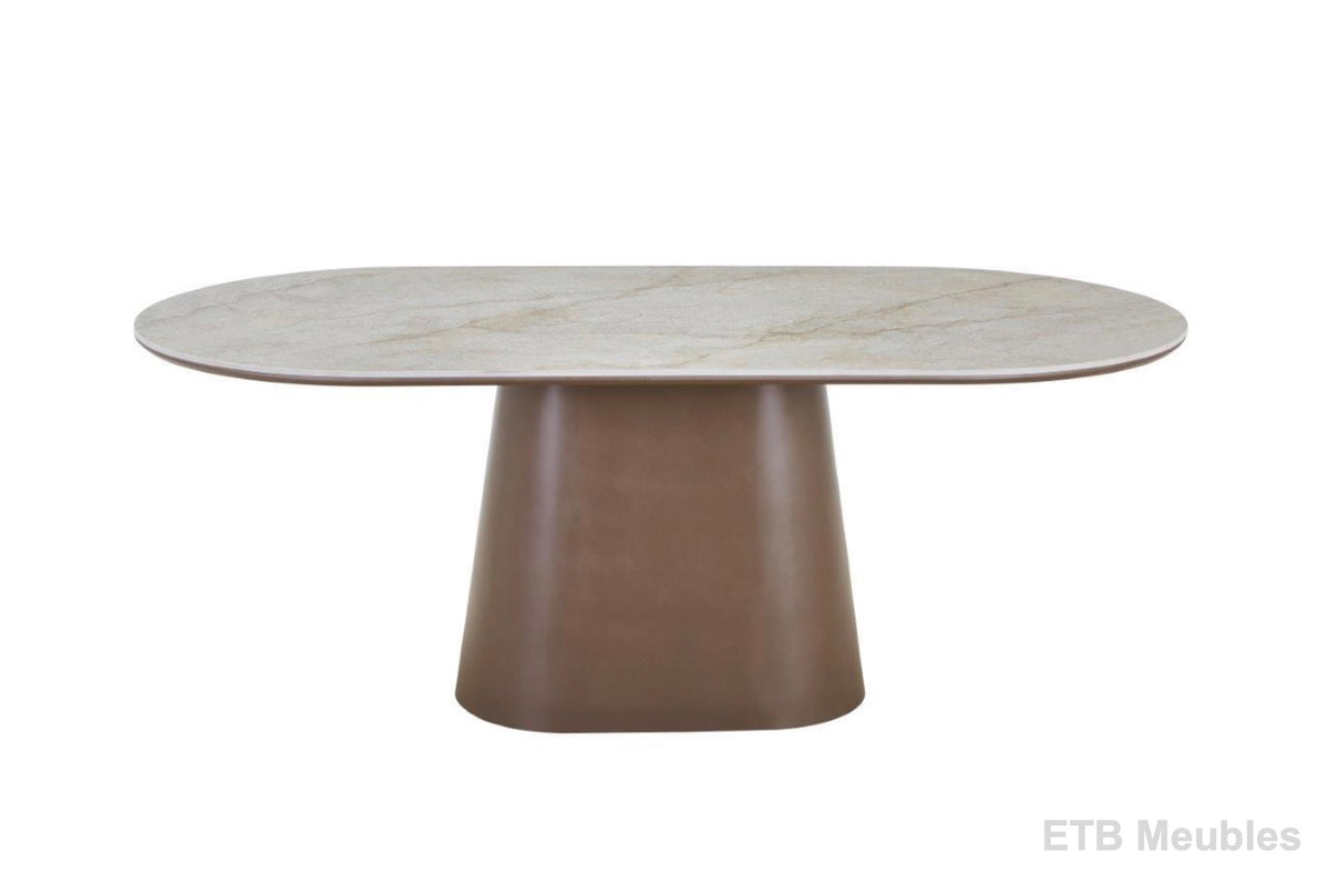 Table en Céramique CT411 Brown